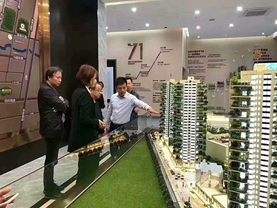甘肃华伟房地产开发公司董事长及政府人员一行考察沟通项目