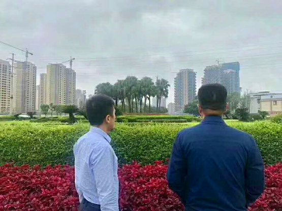 山东菏泽市牡丹区领导及聊城正泓置业有限公司董事长一行再次考察沟通项目