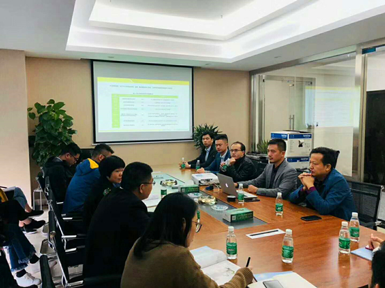 北大资源湖南&河南区域公司副总裁以及浙江尚格集团总裁团队一行考察沟通项目